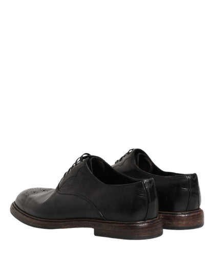 Zapatos de vestir Oxford Dolce & Gabbana de piel de becerro negra