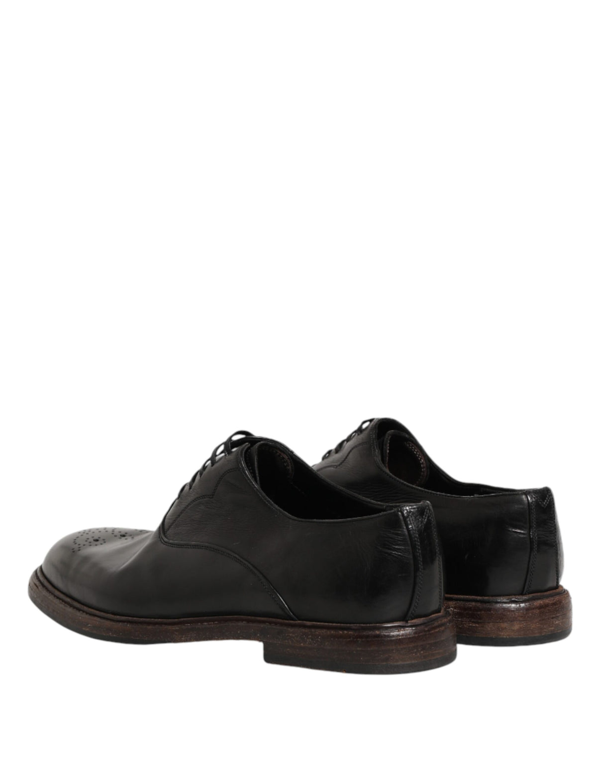 Zapatos de vestir Oxford Dolce & Gabbana de piel de becerro negra