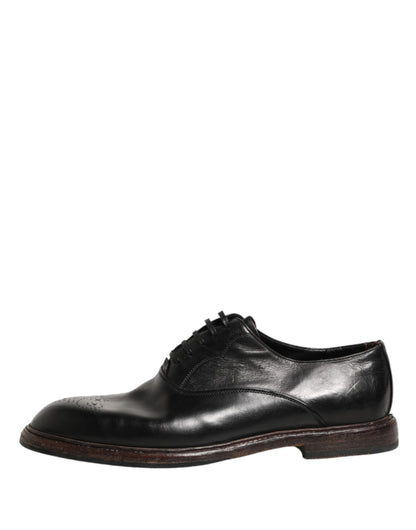 Zapatos de vestir Oxford Dolce & Gabbana de piel de becerro negra