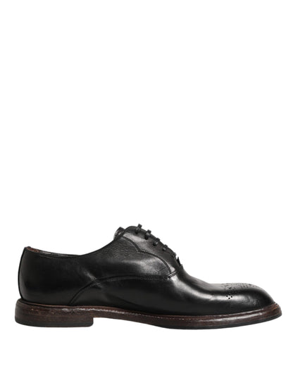 Zapatos de vestir Oxford Dolce & Gabbana de piel de becerro negra