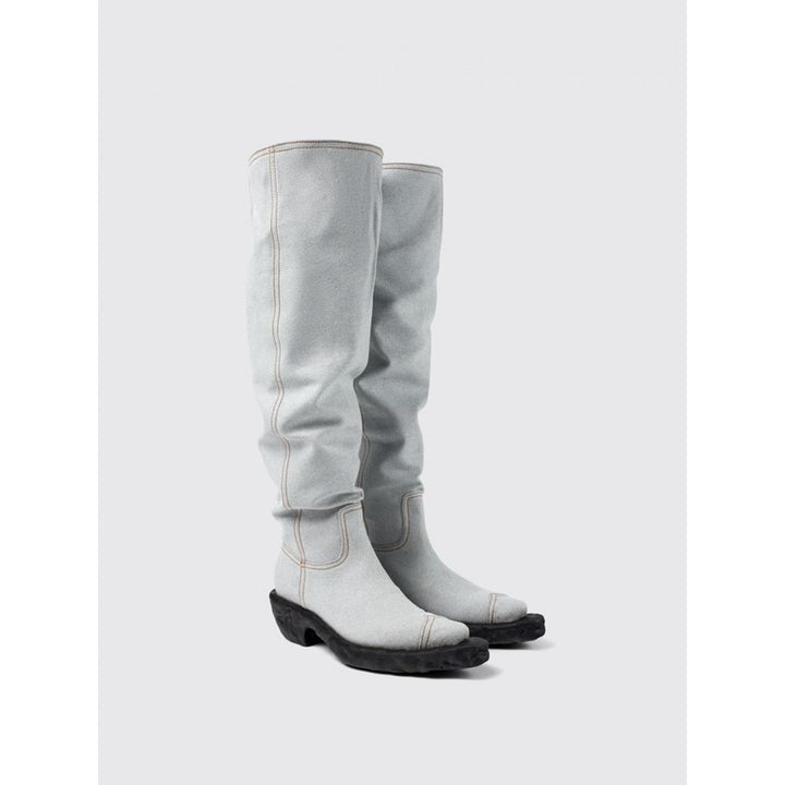 Camperlab Blue Denim And Rubber Ankle Boots