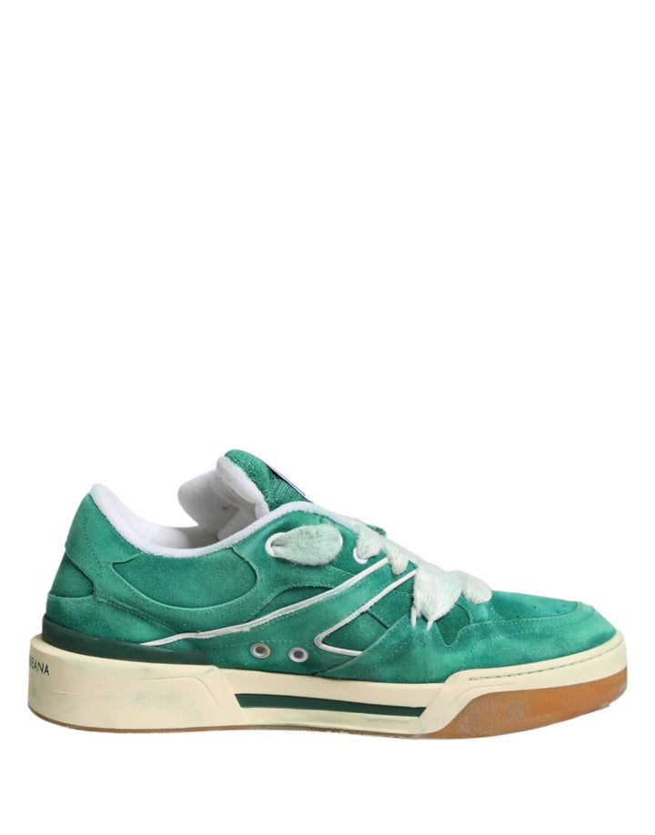 Zapatillas Bajas Dolce & Gabbana New Roma de Ante Verde
