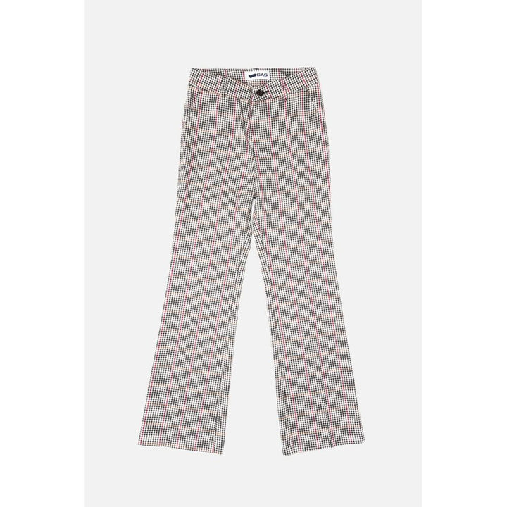 Gas Black Polyester Pants