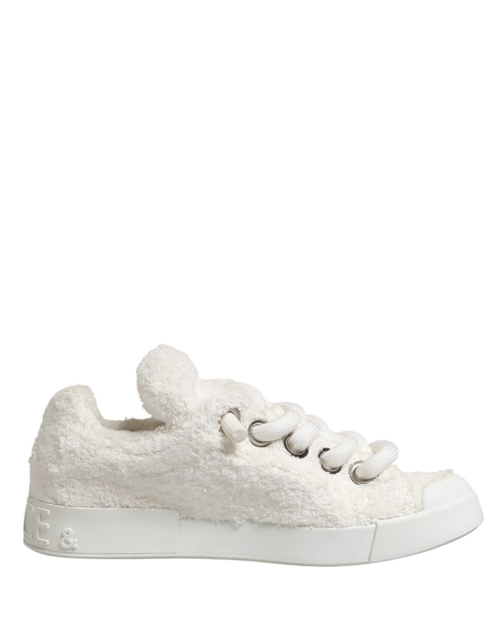 Zapatillas Bajas Dolce & Gabbana de Piel Sintética Blanca