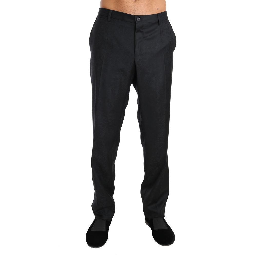 Pantalon habillé Dolce & Gabbana en coton gris