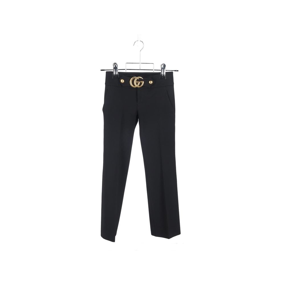 Pantalón de vestir de viscosa negro Gucci