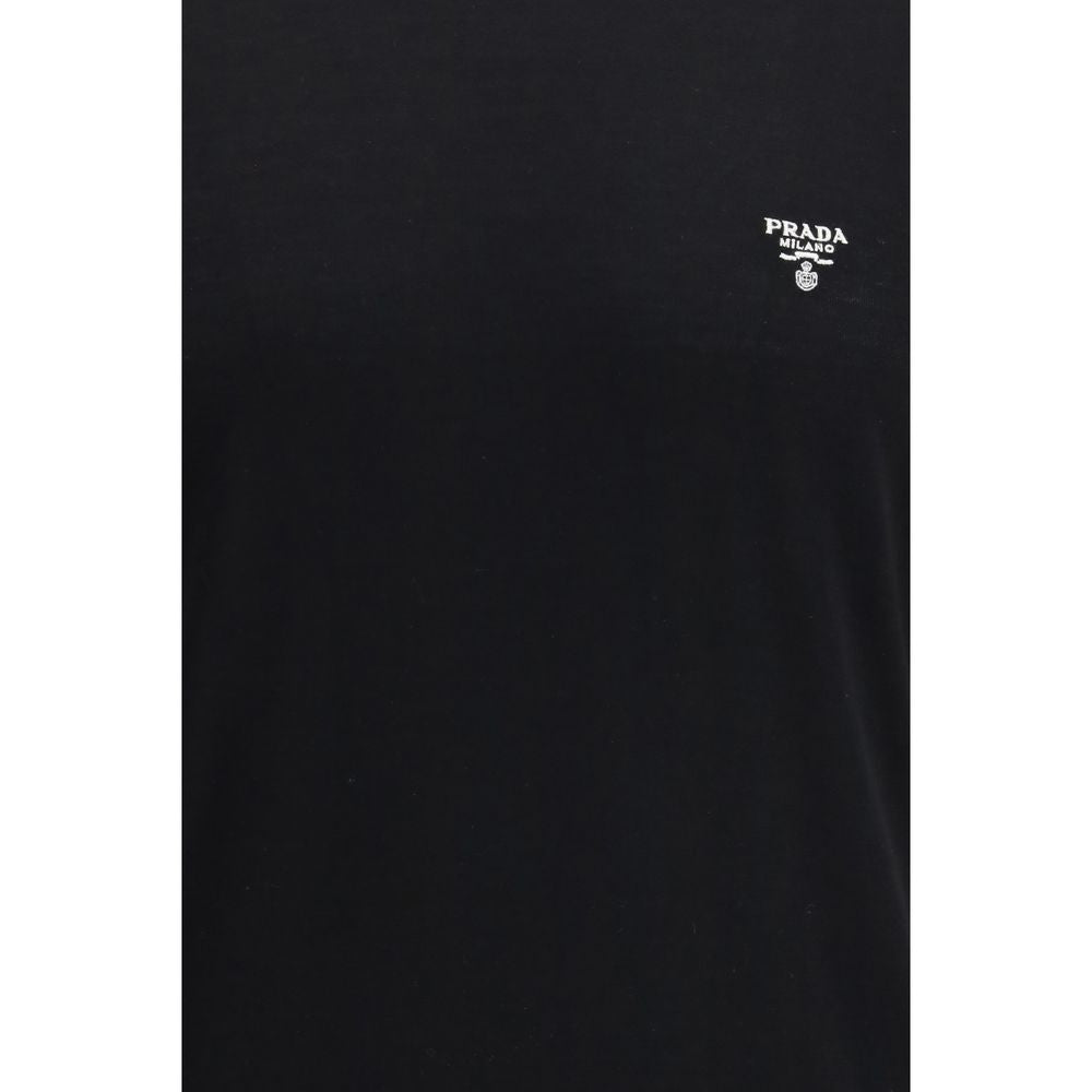 Camiseta de Lana de Borrego Negra Prada