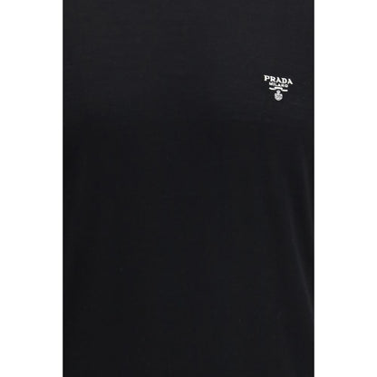 Camiseta de Lana de Borrego Negra Prada