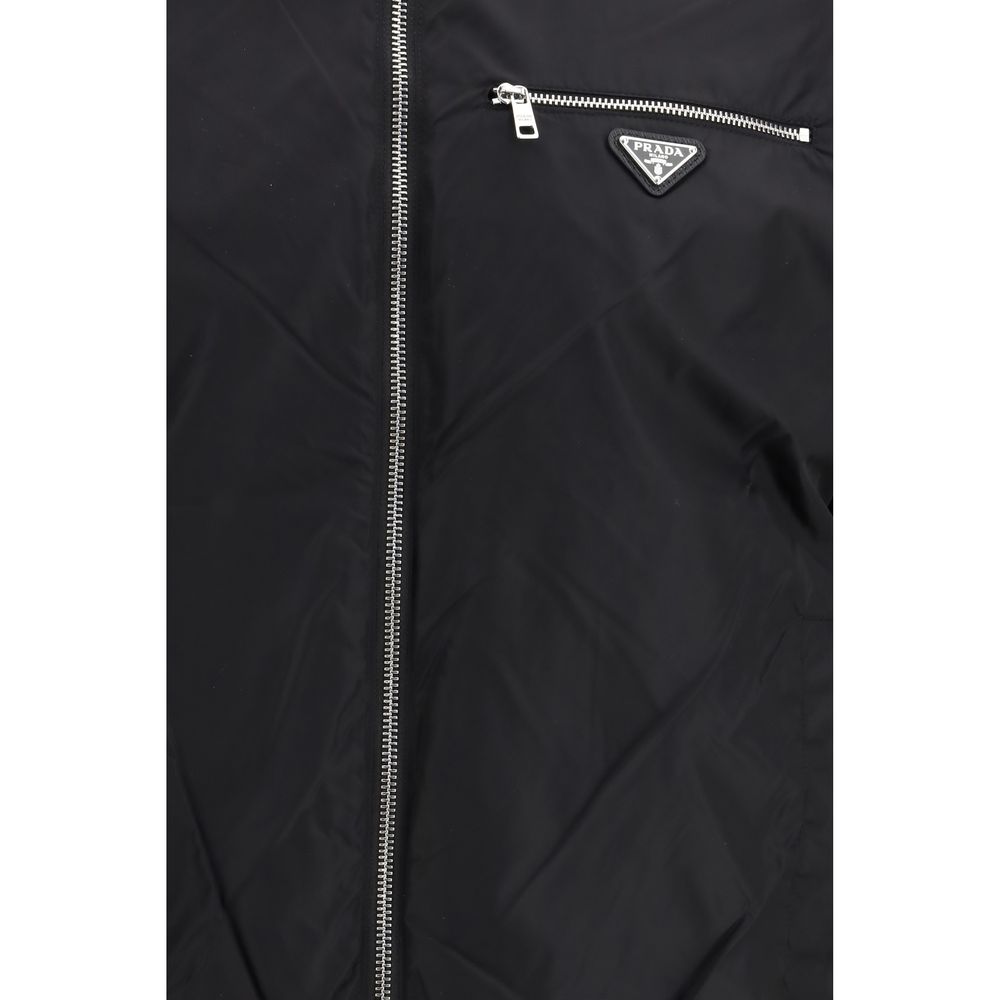 Chaqueta Prada de Lana Negra Oves Aries