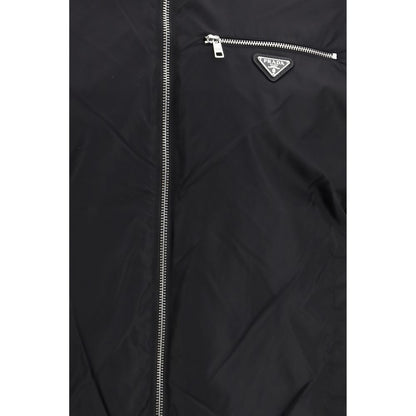 Chaqueta Prada de Lana Negra Oves Aries