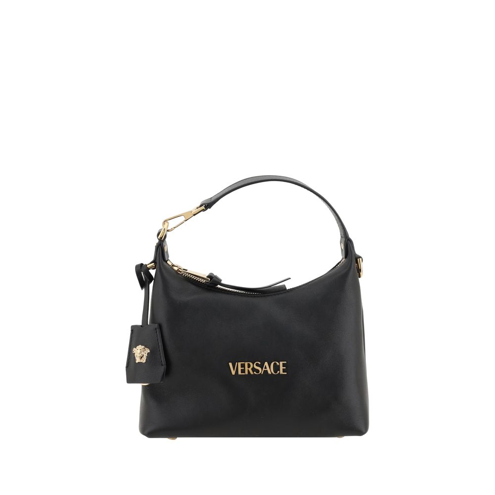 Bolso Versace de Piel de Becerro Negra Bos Taurus