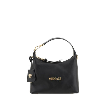 Bolso Versace de Piel de Becerro Negra Bos Taurus