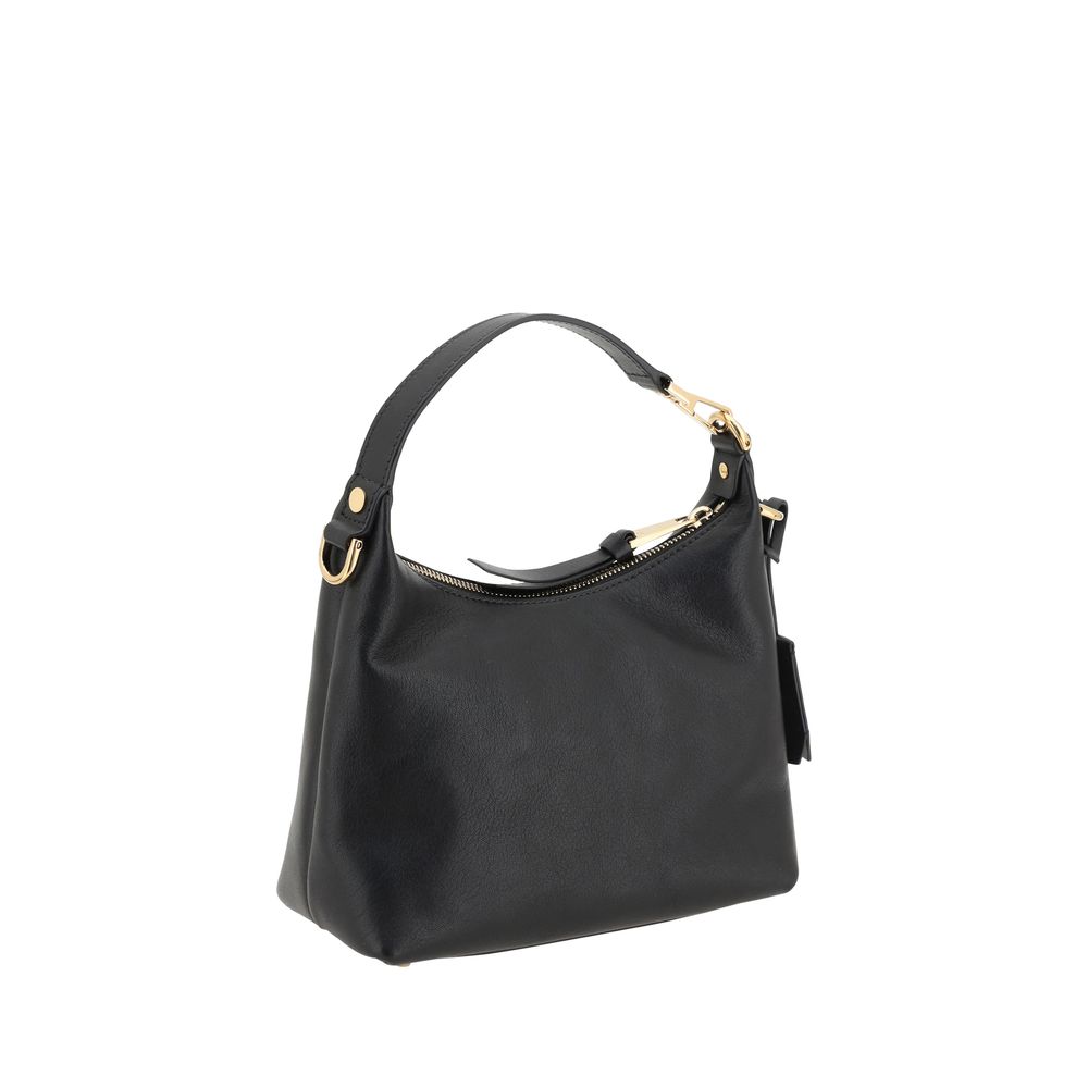 Bolso Versace de Piel de Becerro Negra Bos Taurus