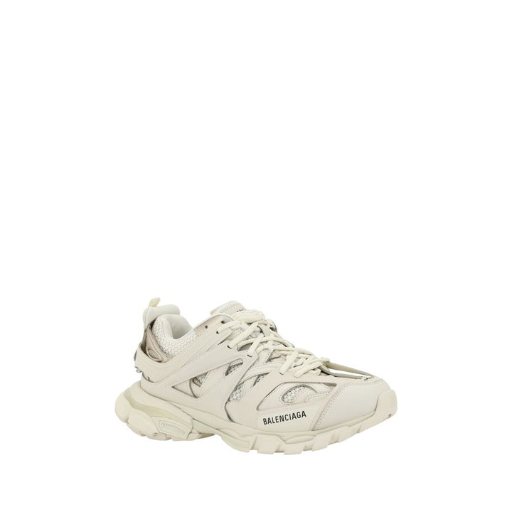 Balenciaga White Polyethylene Athletic Sneakers