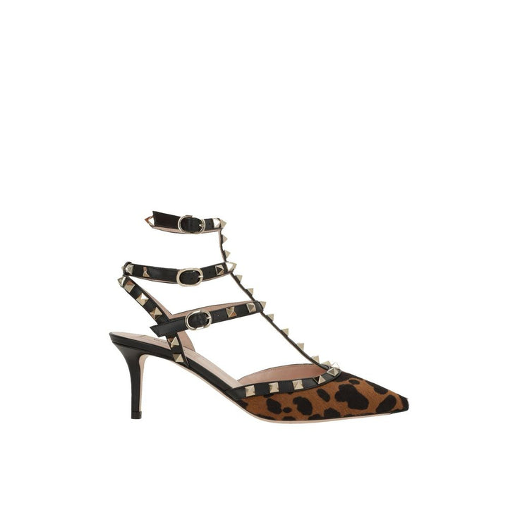 Escarpins à talon haut Valentino Garavani en cuir de veau noir