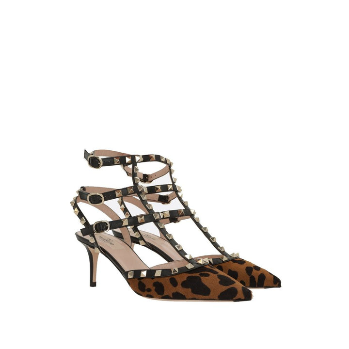 Escarpins à talon haut Valentino Garavani en cuir de veau noir