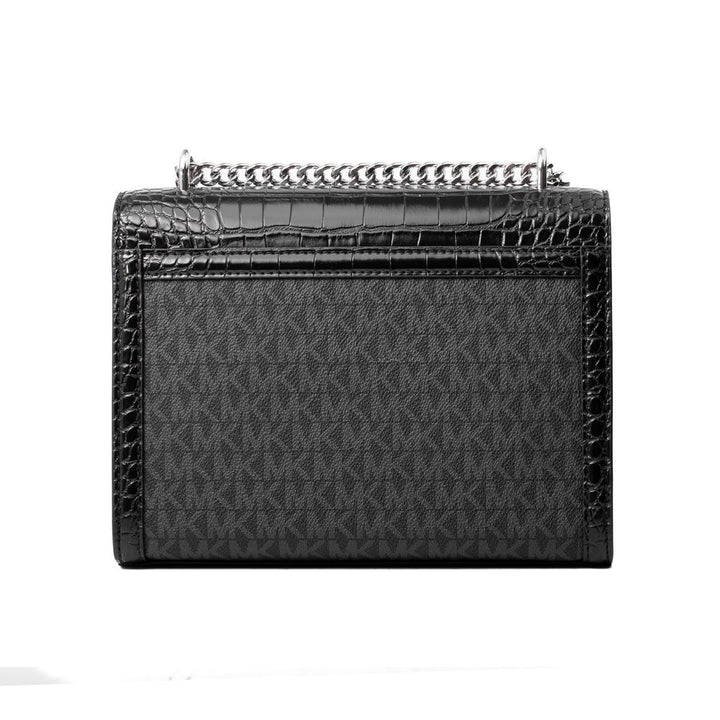 Michael Kors Black Canvas Crossbody Bag