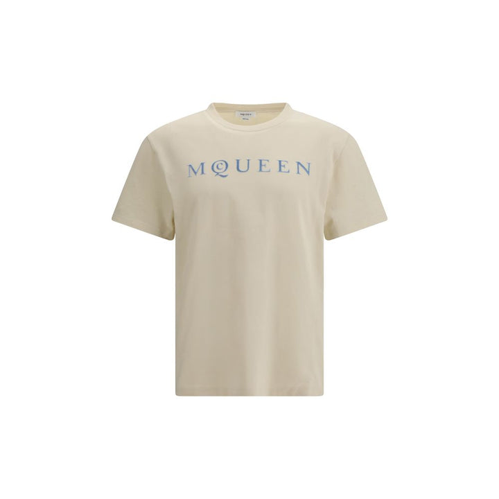 Alexander McQueen Beige Cotton T-Shirt