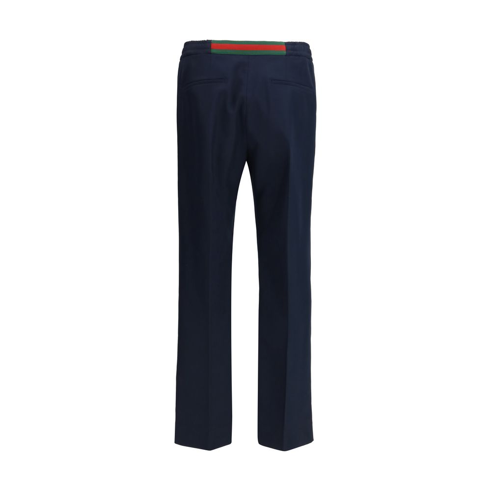 Pantalones Casuales Gucci Azul Poliéster