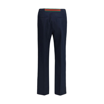Pantalones Casuales Gucci Azul Poliéster