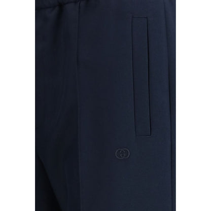 Pantalones Casuales Gucci Azul Poliéster