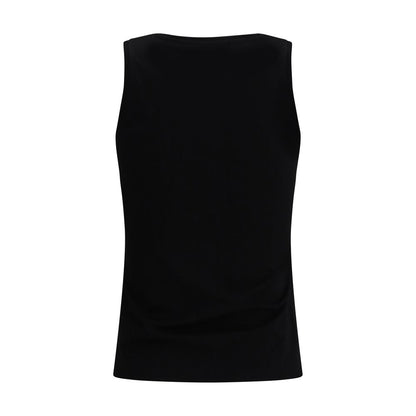 Camiseta Balmain de algodón negra