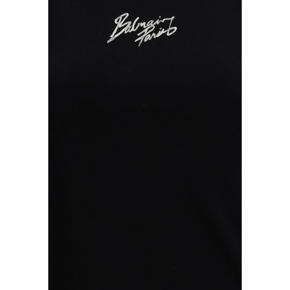 Camiseta Balmain de algodón negra