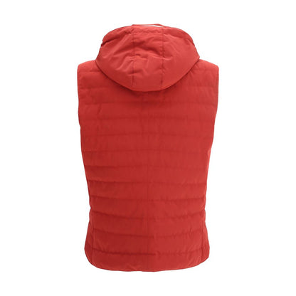 Chaqueta sin mangas de poliéster multicolor Brunello Cucinelli