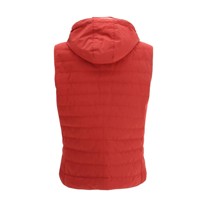 Brunello Cucinelli Gilet Sans Manches Multicolore en Polyester