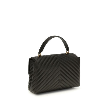 PINKO Bicolor Calf Leather Bos Taurus Handbag