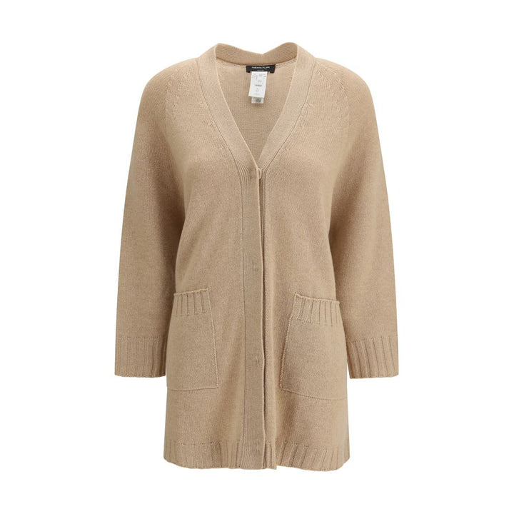 Fabiana Filippi Beige Wool Cardigan
