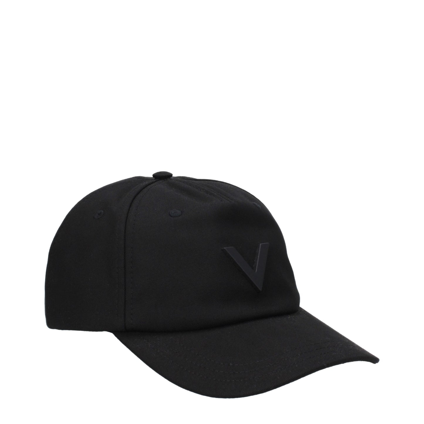 Casquette en coton noir Valentino Garavani (casquette de baseball)