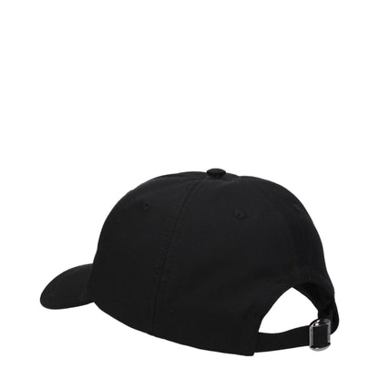 Casquette en coton noir Valentino Garavani (casquette de baseball)