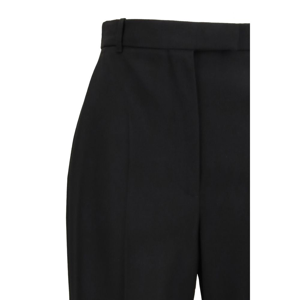 Alexander McQueen Pantalón de vestir de lana negra Oves Aries