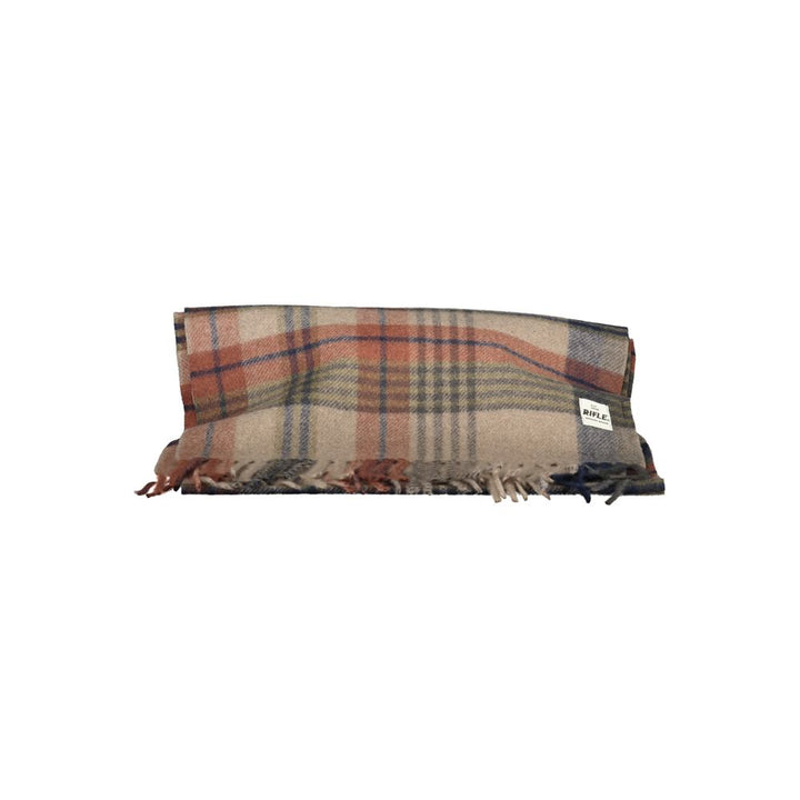 Rifle Marrone Polyester Men Scarf