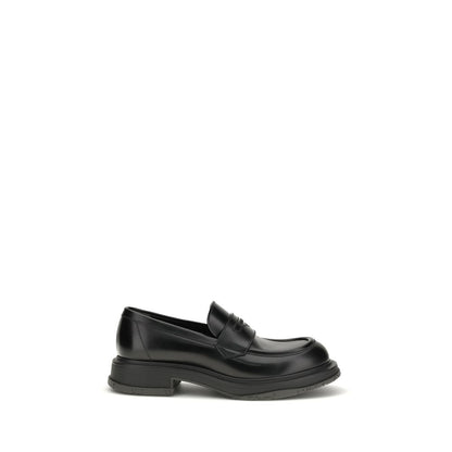Mocasines sin cordones Gucci de piel de becerro negra Bos Taurus