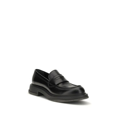 Mocasines sin cordones Gucci de piel de becerro negra Bos Taurus