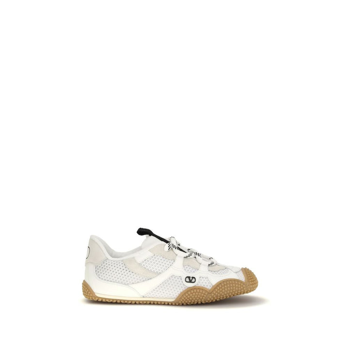 Zapatillas deportivas Valentino Garavani de piel de becerro blanca Bos Taurus