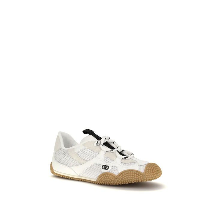 Zapatillas deportivas Valentino Garavani de piel de becerro blanca Bos Taurus