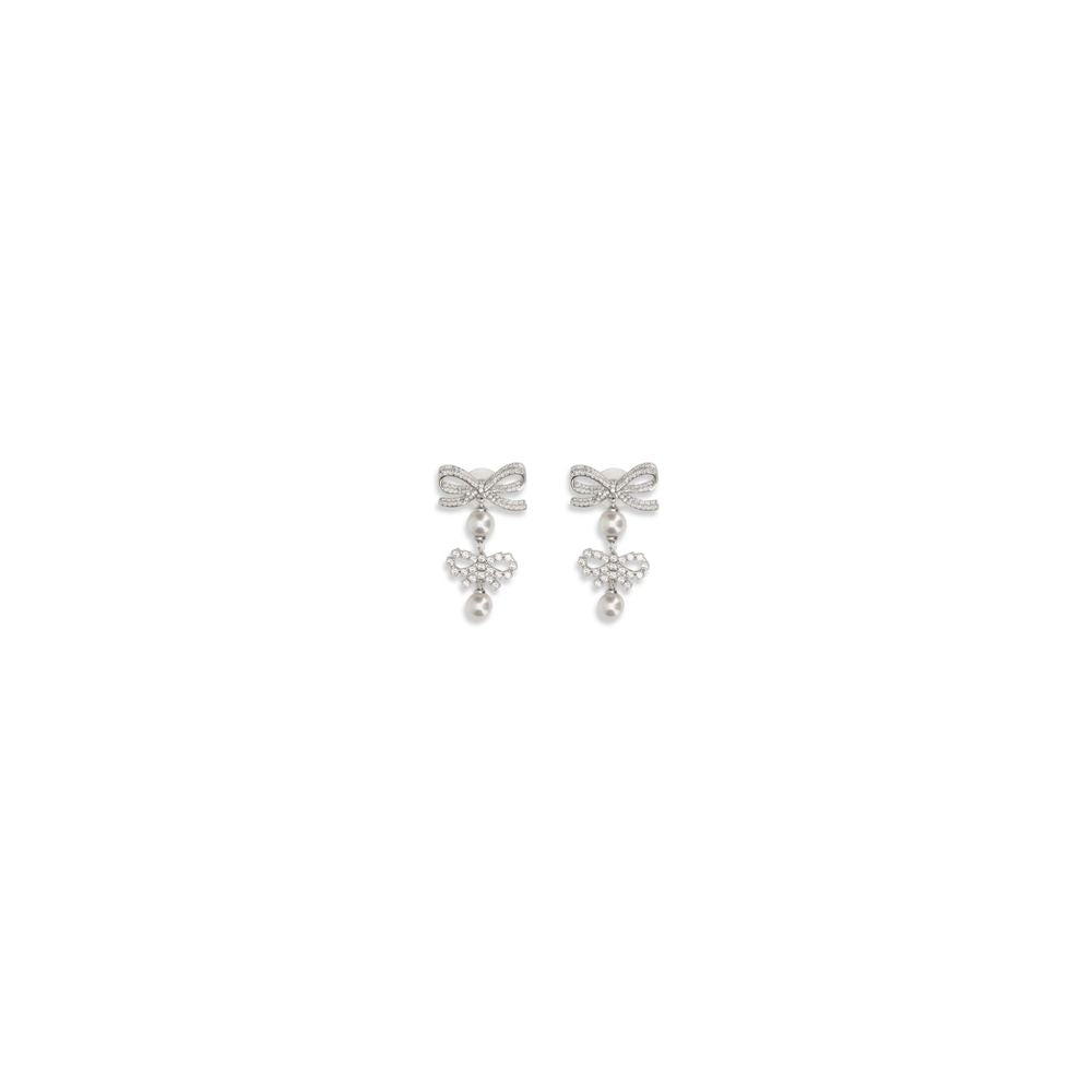Self-Portrait Silver Brass Earrings