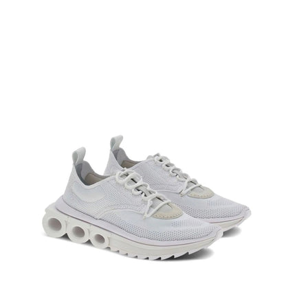 Zapatillas deportivas Salvatore Ferragamo de nailon blanco