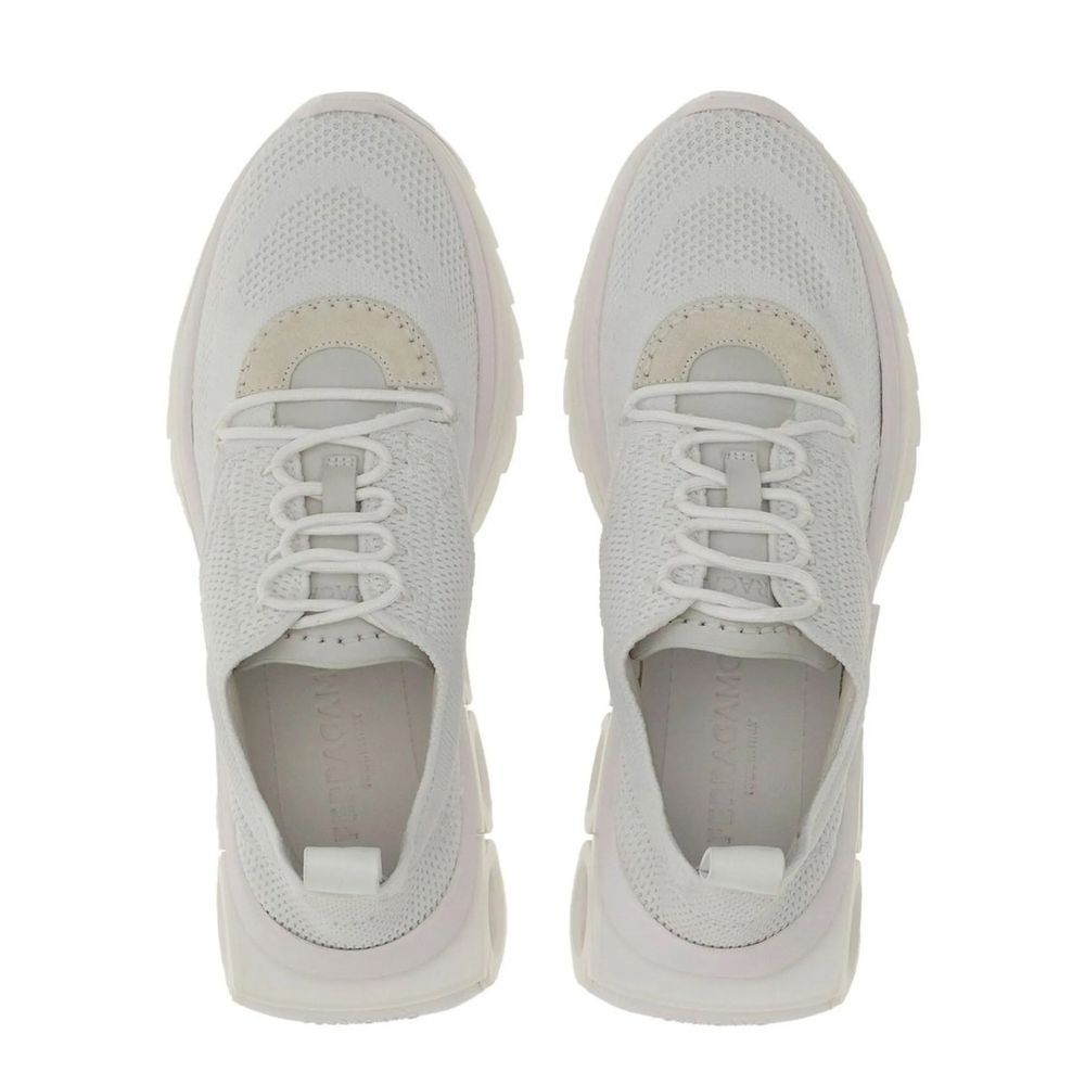 Zapatillas deportivas Salvatore Ferragamo de nailon blanco