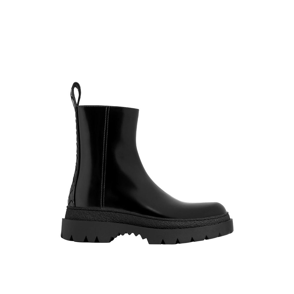 Botines Chelsea Bottega Veneta de piel de becerro negra