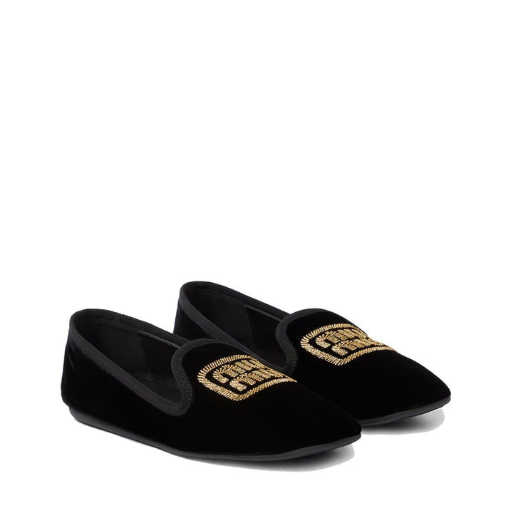 Miu Miu Bailarinas de tela negras