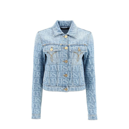 Chaqueta vaquera Versace de algodón azul