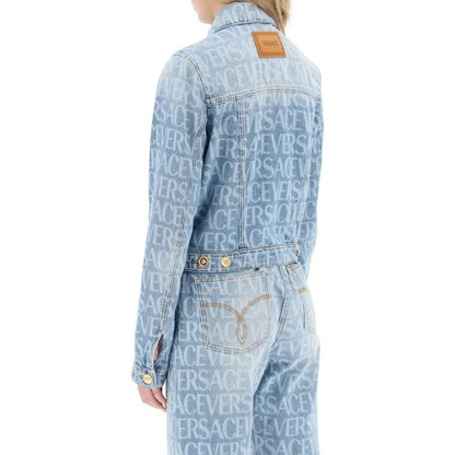 Chaqueta vaquera Versace de algodón azul