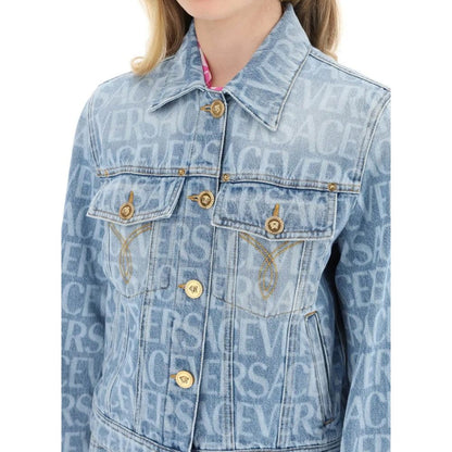 Chaqueta vaquera Versace de algodón azul