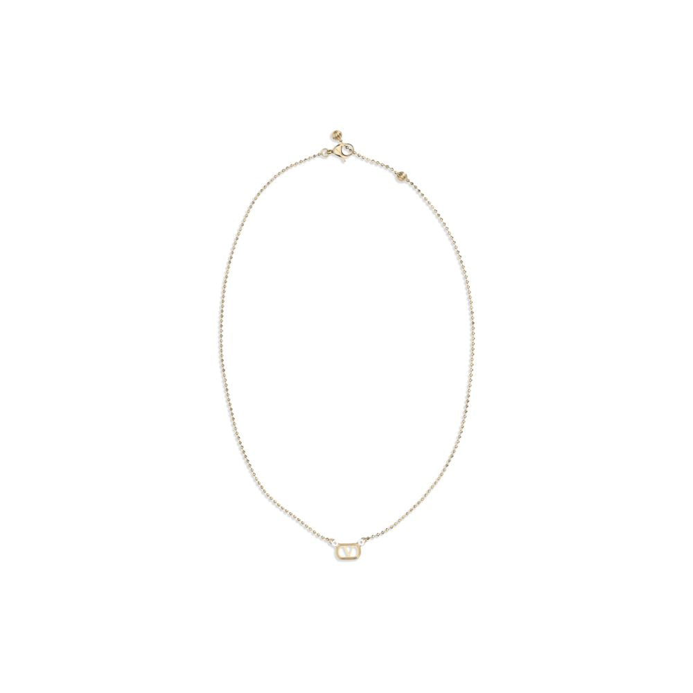 Collar Valentino Garavani de latón dorado
