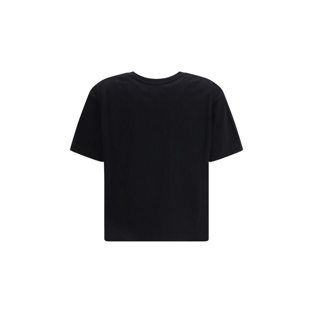 Camiseta Alexander McQueen de algodón negro