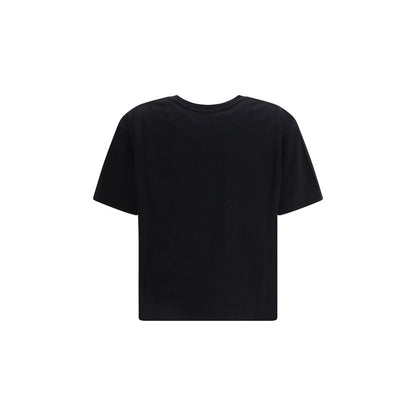Camiseta Alexander McQueen de algodón negro